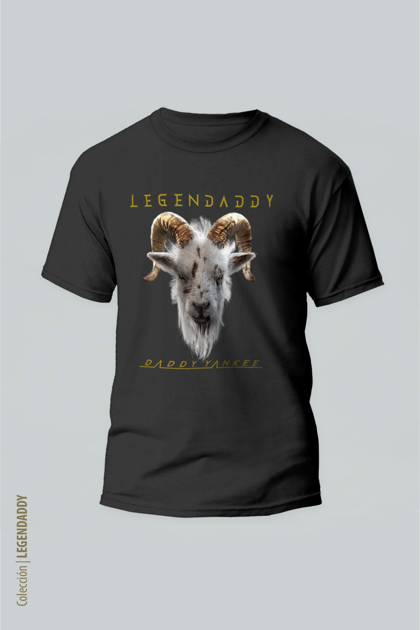 CAMISETA LEGENDADDY GOAT BLACK