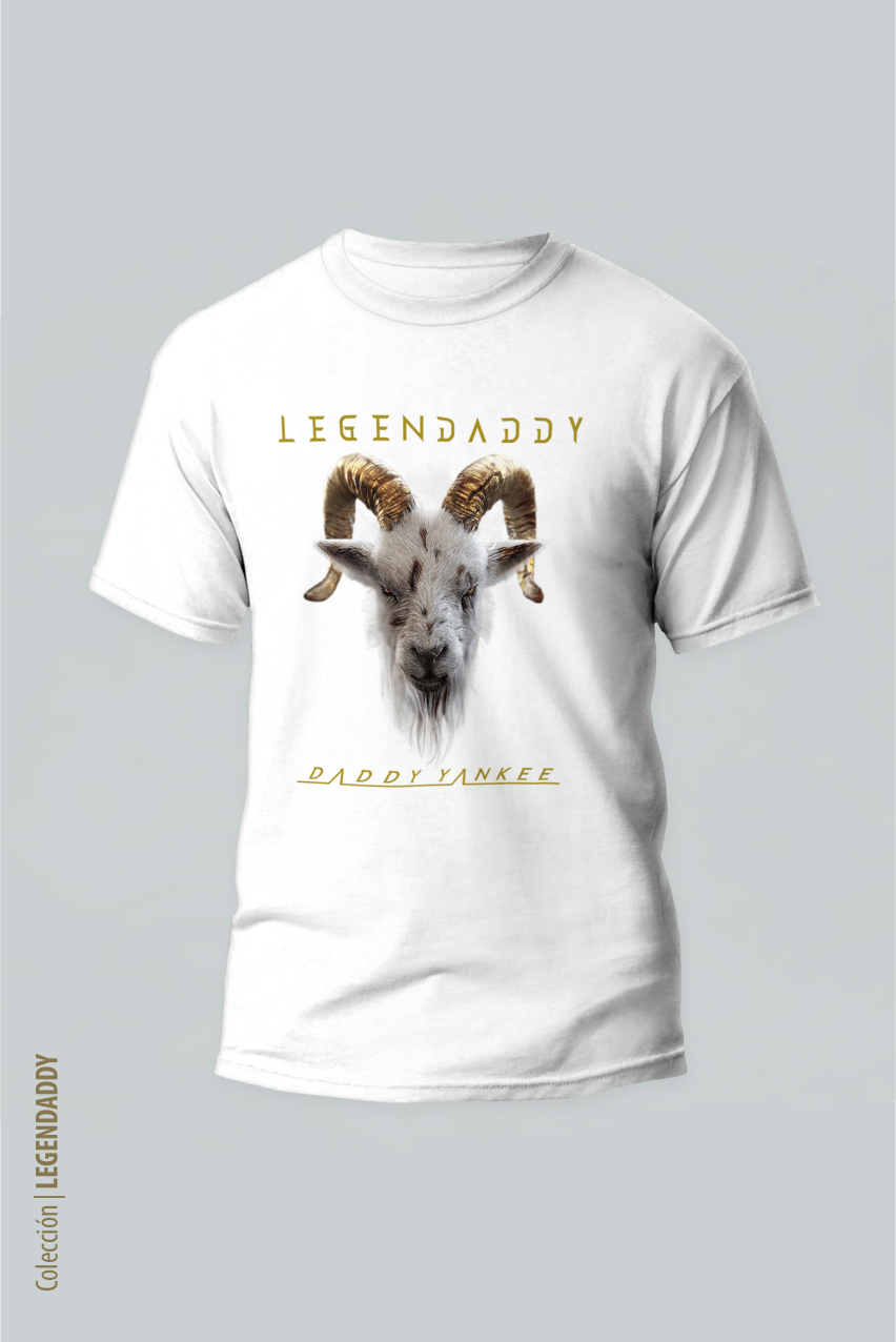 CAMISETA LEGENDADDY GOAT WHITE