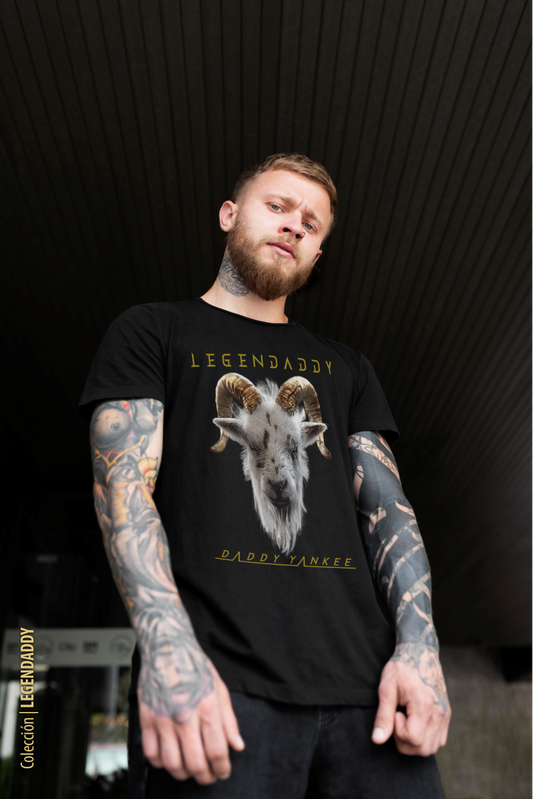 CAMISETA LEGENDADDY GOAT BLACK