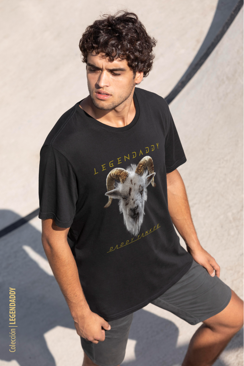 CAMISETA LEGENDADDY GOAT BLACK