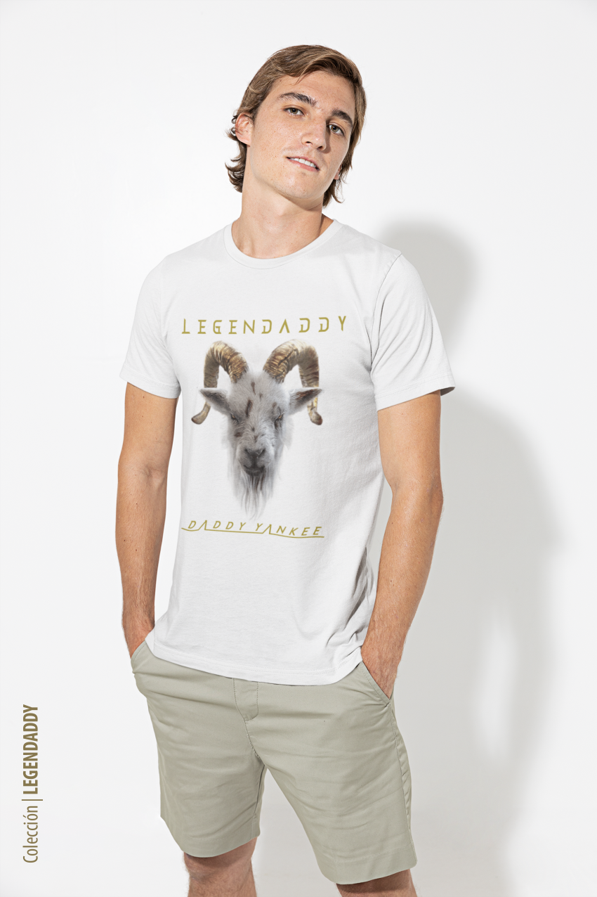 CAMISETA LEGENDADDY GOAT WHITE