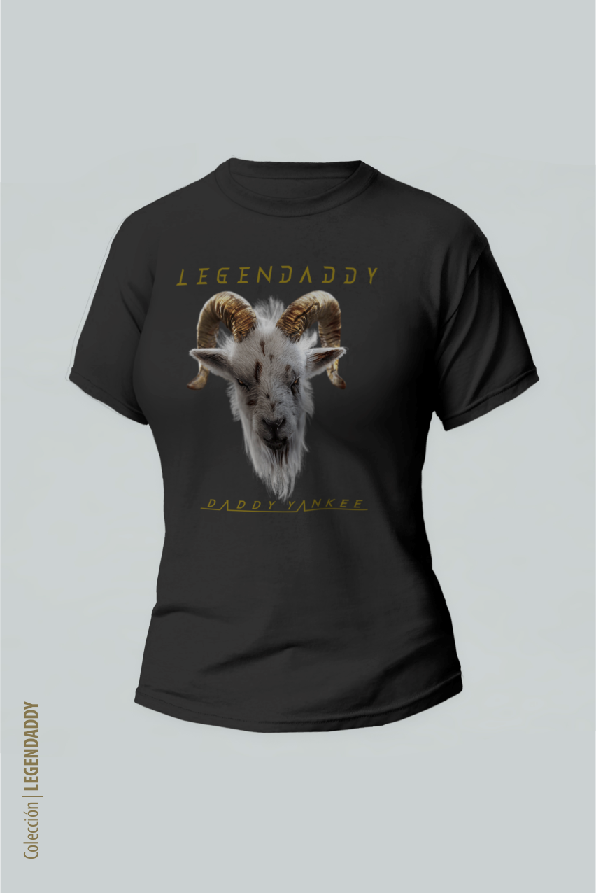 CAMISETA LEGENDADDY GOAT BLACK