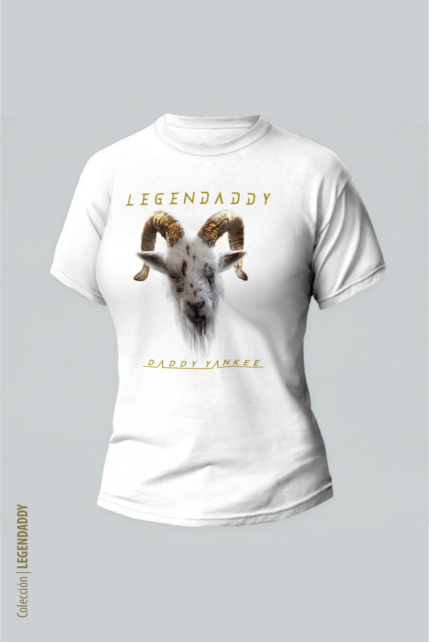 CAMISETA LEGENDADDY GOAT WHITE