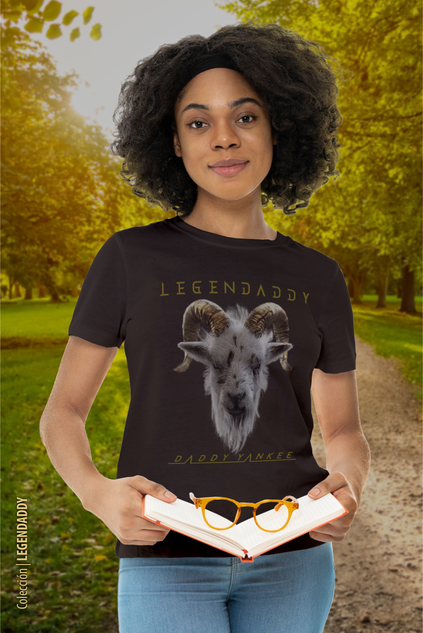 CAMISETA LEGENDADDY GOAT BLACK