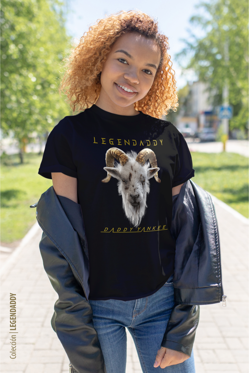 CAMISETA LEGENDADDY GOAT BLACK